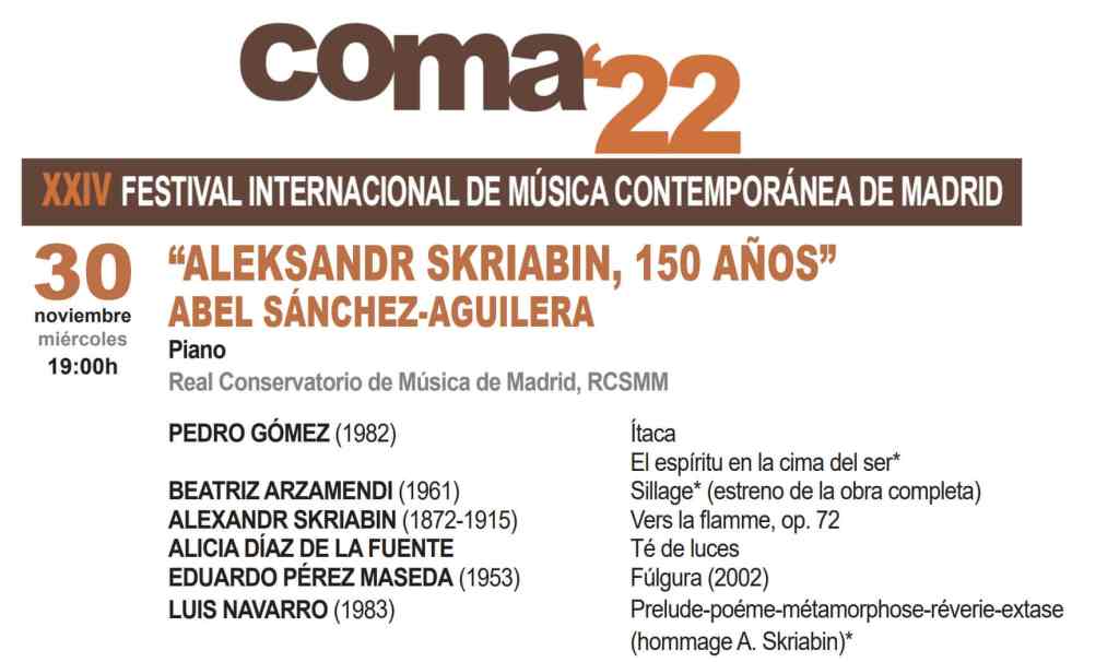 Scriabin 150th anniversary project